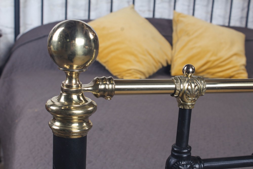 Timelessly Classic Super King Bed with All Original Brass View V