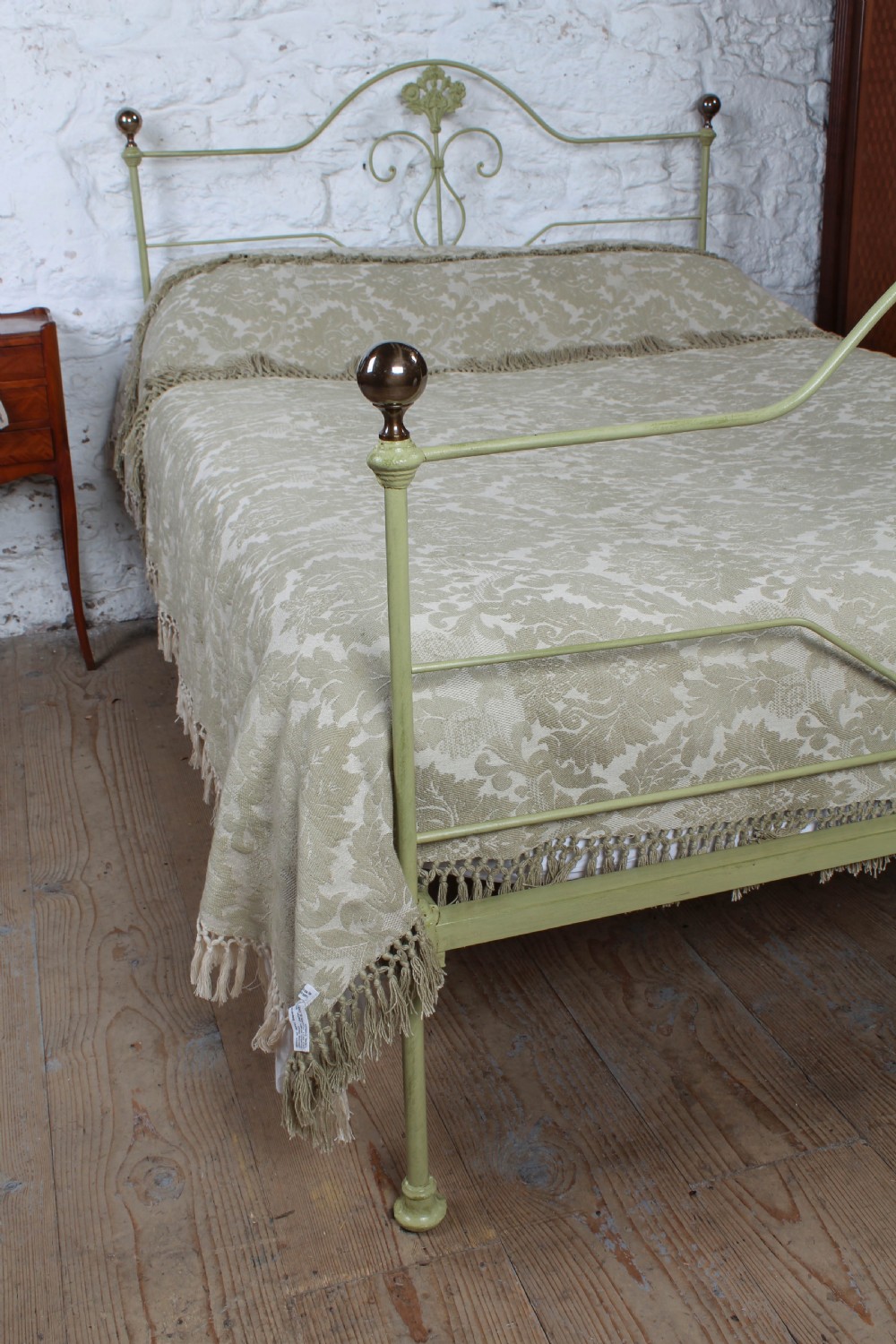 Pretty simple Portuguese forged iron double bed View IV