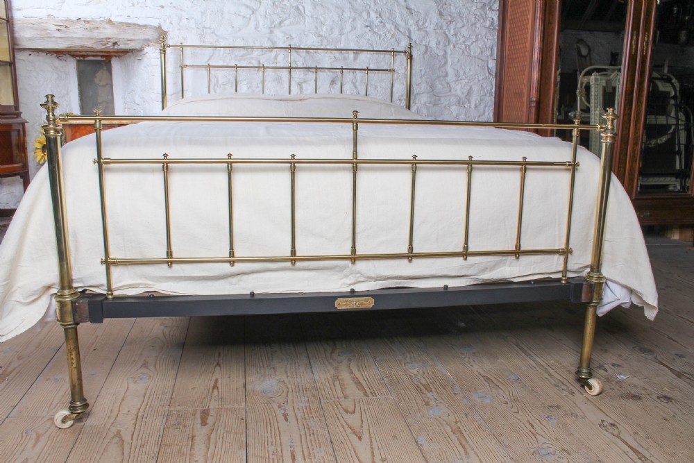 Beautiful and Quality All Brass Winfield King Size Bed View V
