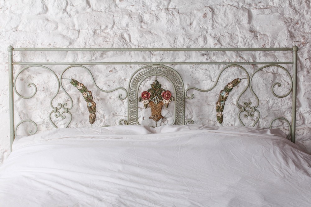 Very Pretty Forged Iron Portuguese Kingsize Bed View III