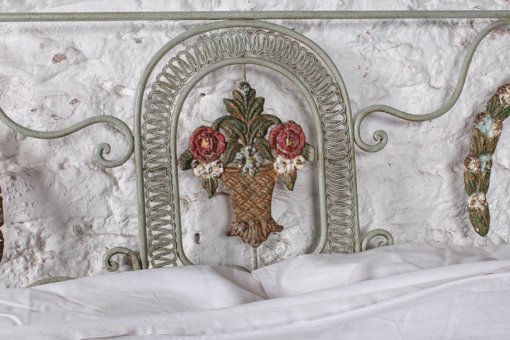 Very Pretty Forged Iron Portuguese Kingsize Bed View VI