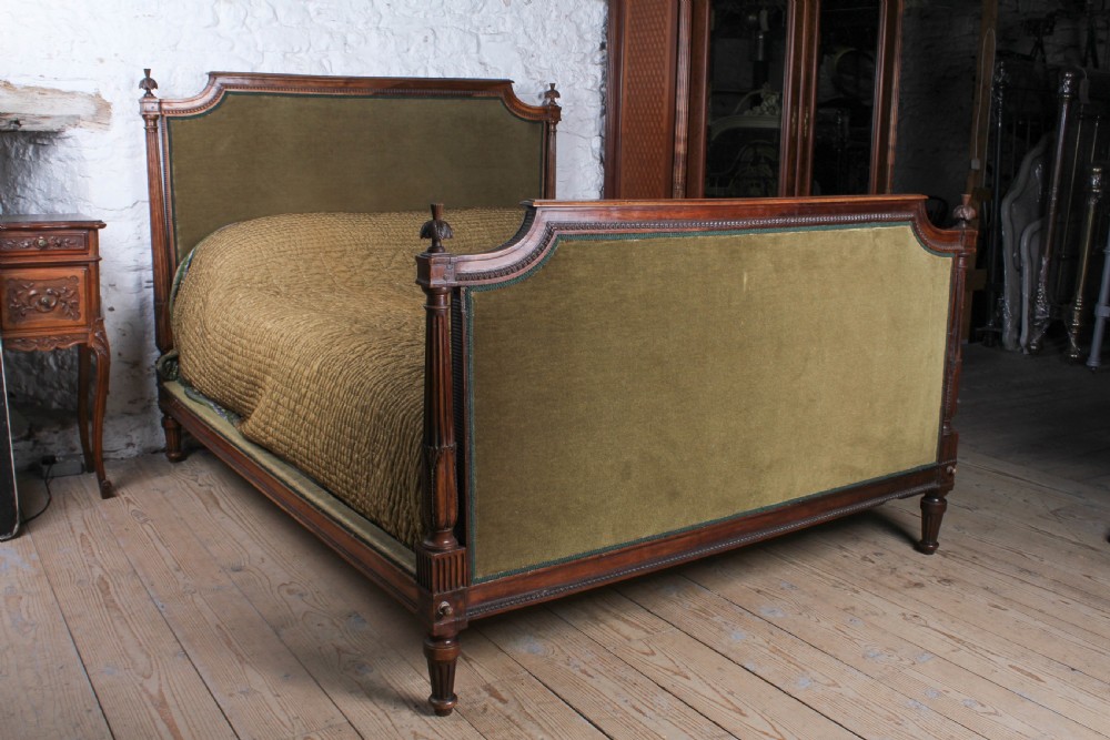 Desirable and Handsome Louis XVI Style Small Super King Size Bed 
