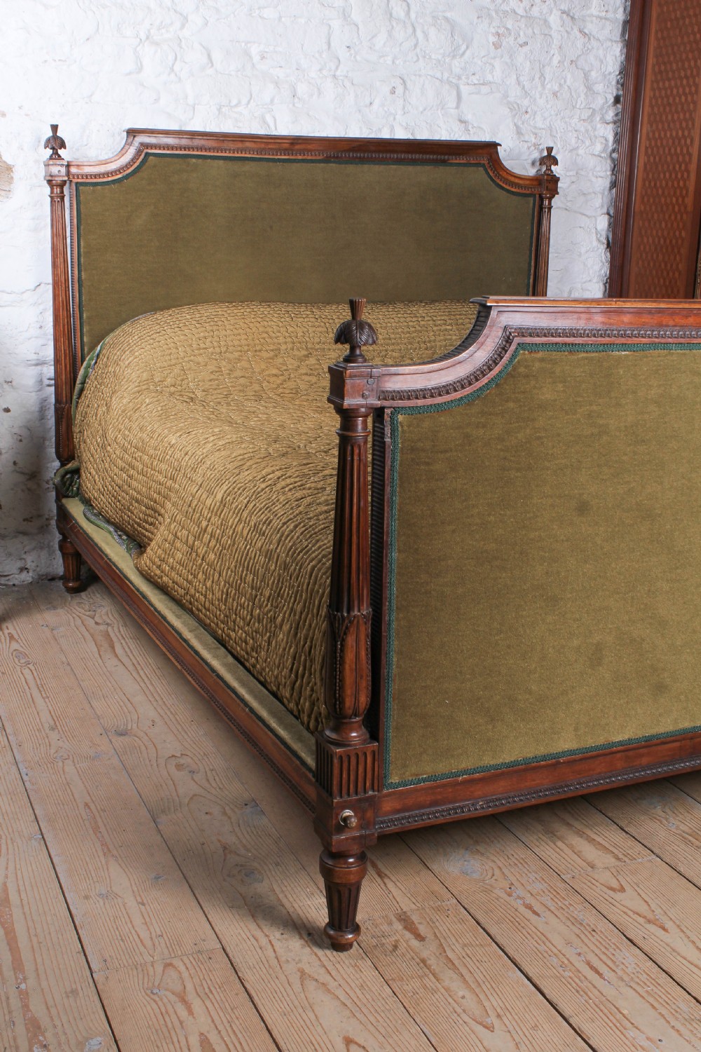 Desirable and Handsome Louis XVI Style Small Super King Size Bed  View II