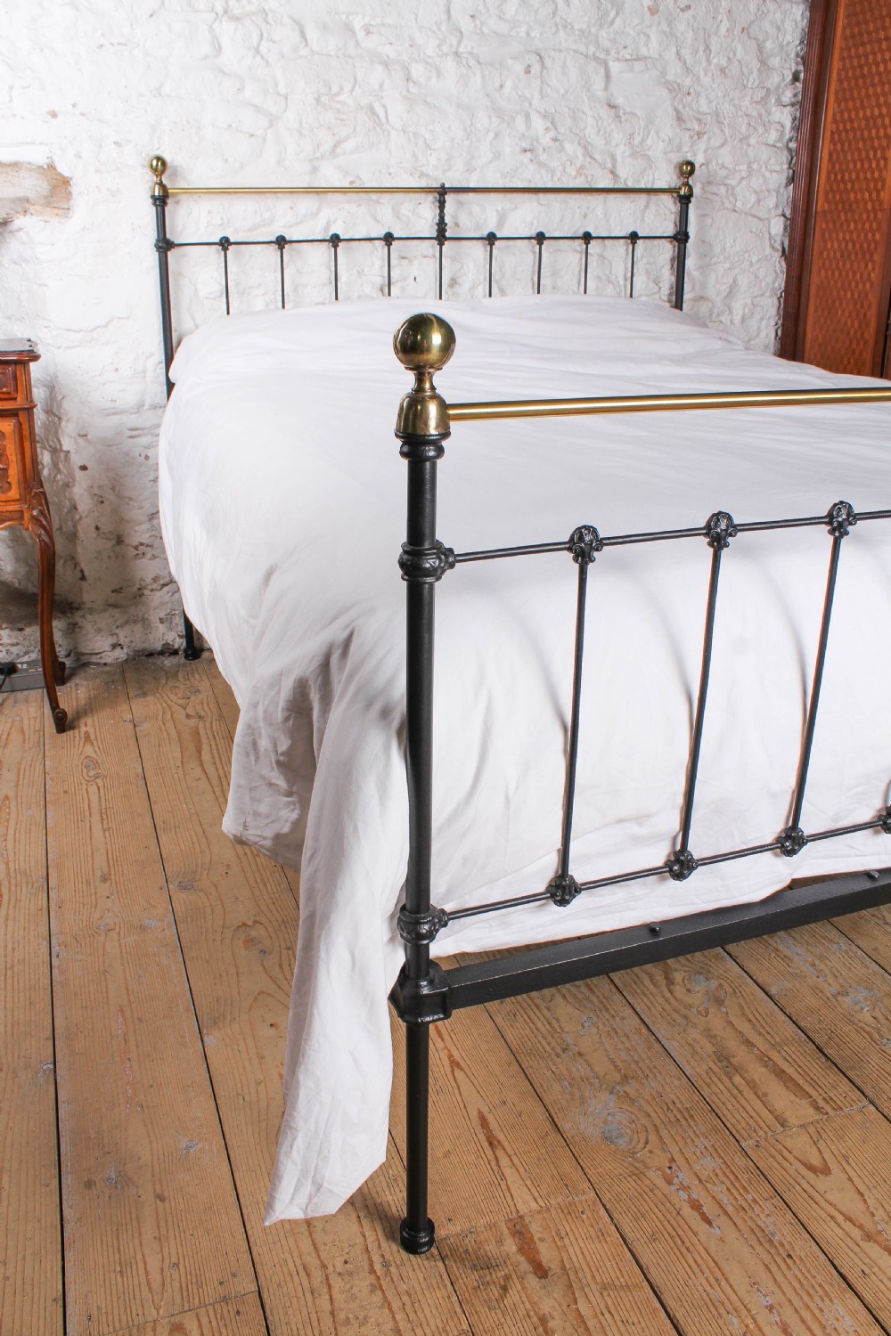 Very Nice Upstand and Castings King Size Victorian Bed View VI