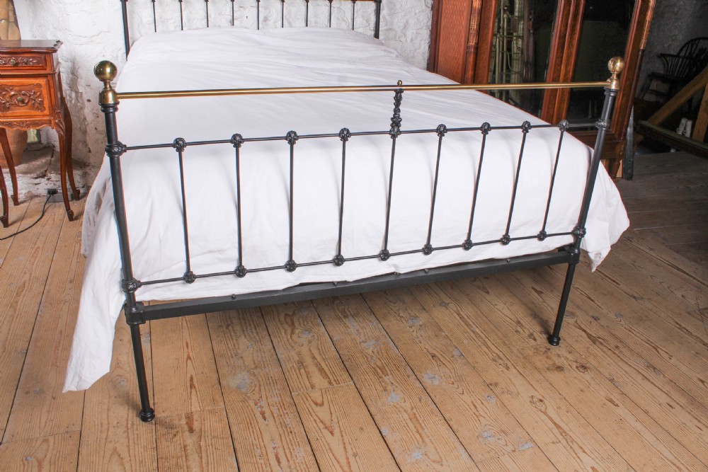 Very Nice Upstand and Castings King Size Victorian Bed View VIII