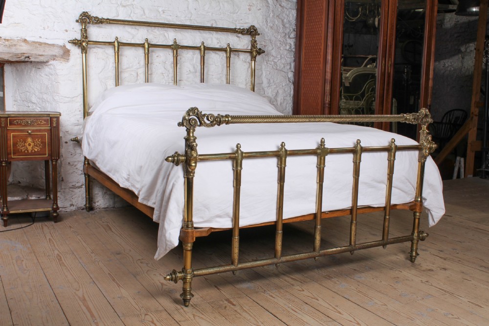 Exquisite and Sturdy All Brass Italian King Size Bed 