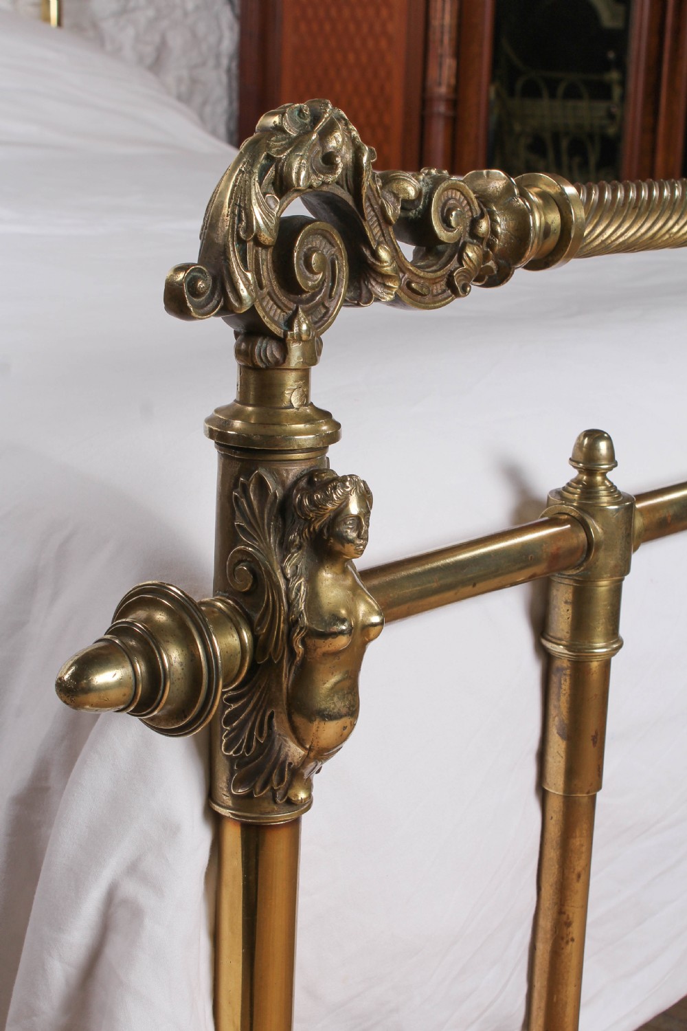Exquisite and Sturdy All Brass Italian King Size Bed  View II
