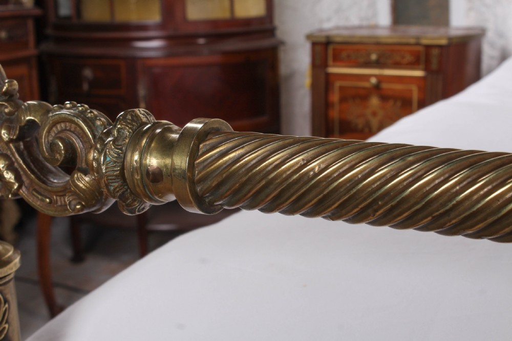 Exquisite and Sturdy All Brass Italian King Size Bed  View V
