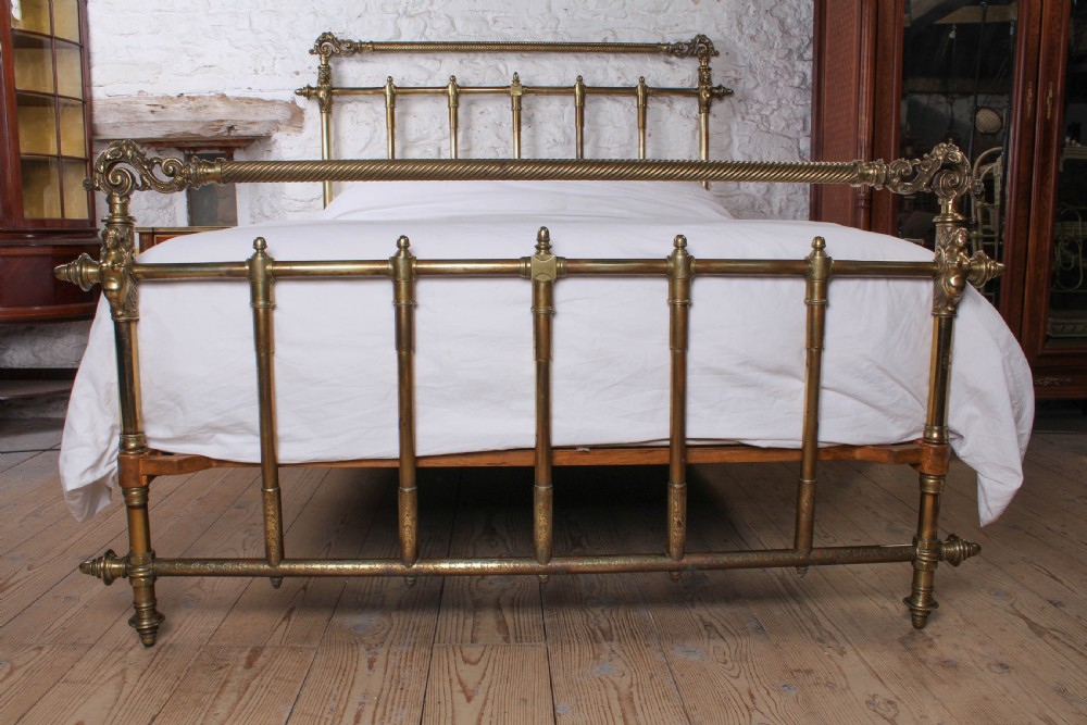 Exquisite and Sturdy All Brass Italian King Size Bed  View VII