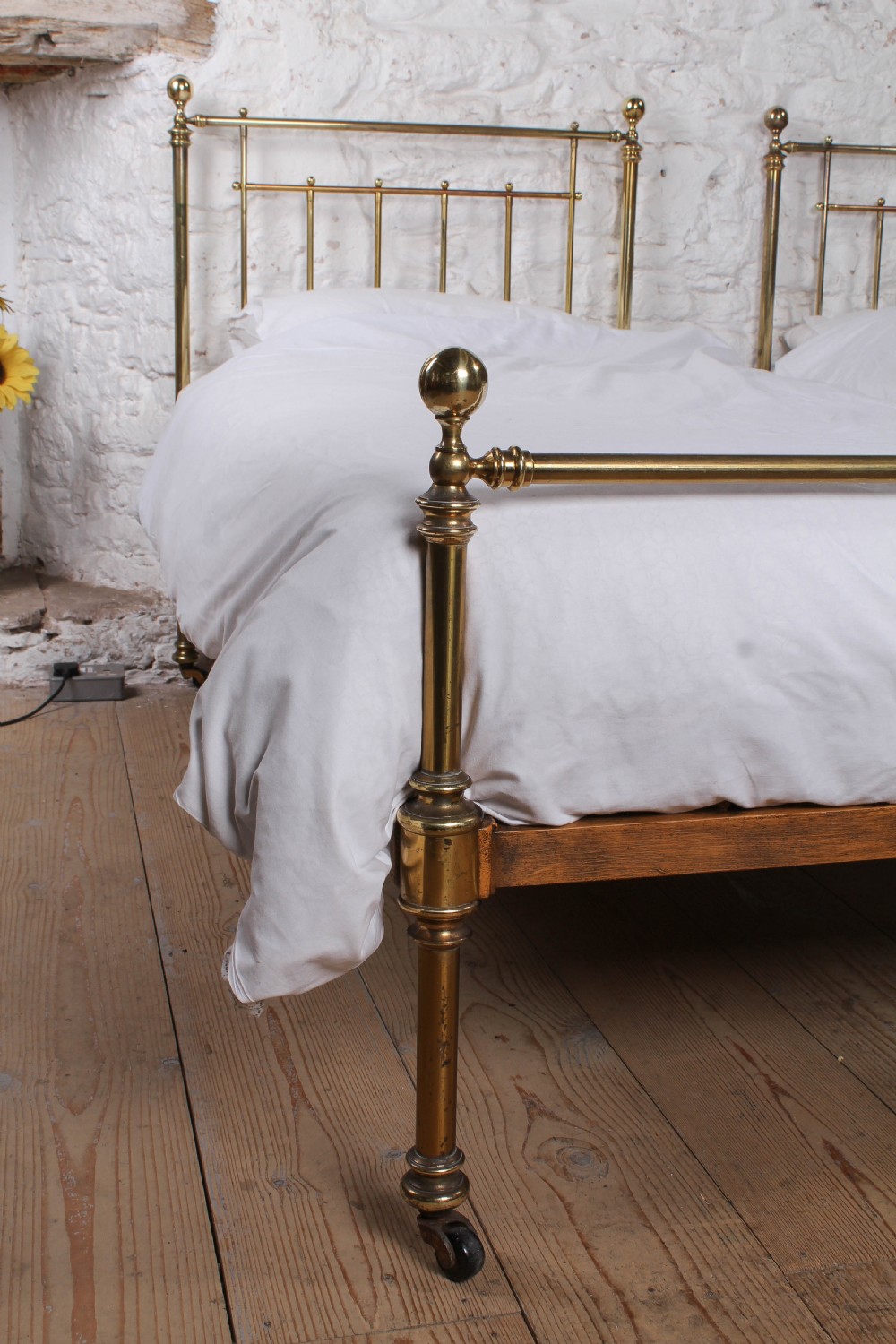 Charming Schoolbred All Brass Single Beds – Can be Joined View III