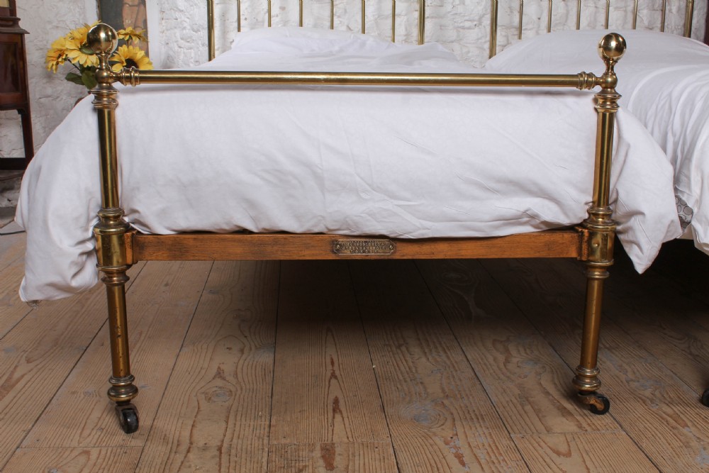Charming Schoolbred All Brass Single Beds – Can be Joined View IV
