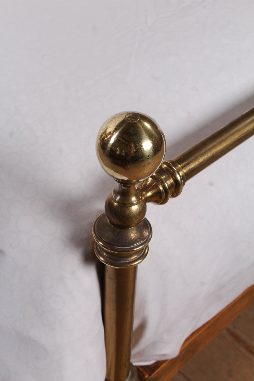 Charming Schoolbred All Brass Single Beds – Can be Joined View VIII