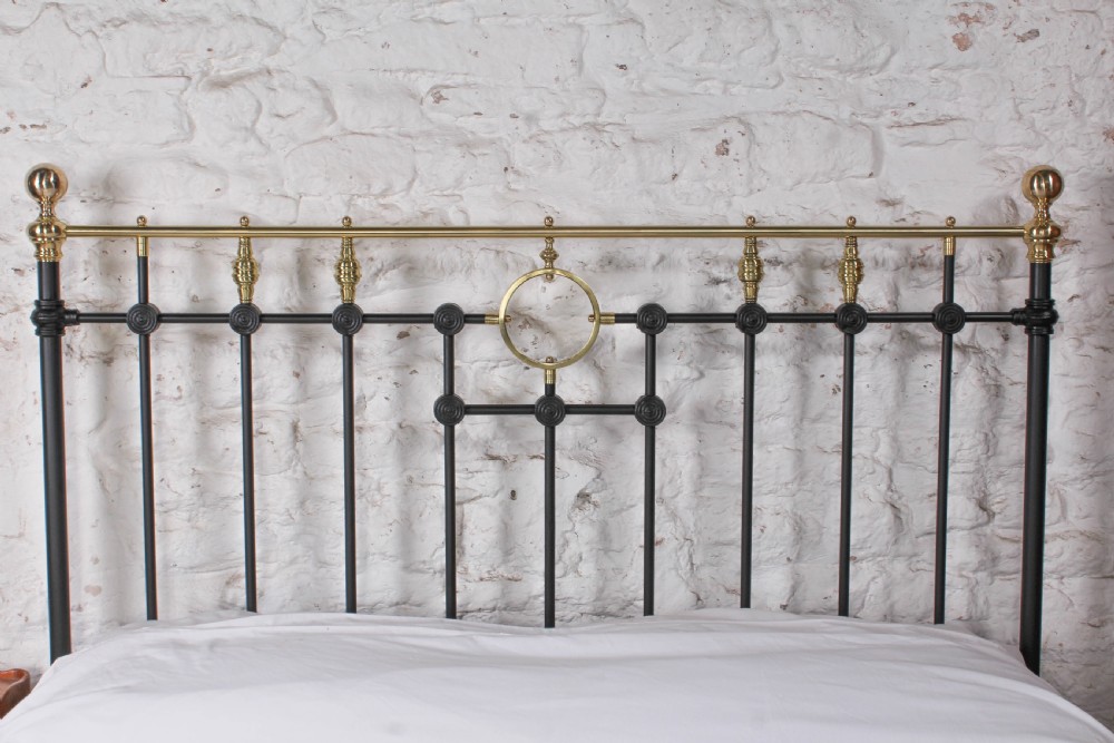 Iron and Brass King Size Victorian No End Bed  View VI