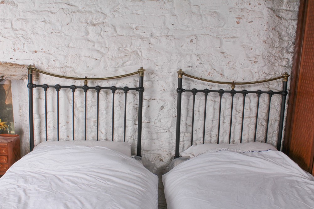 Pair of Timelessly Tasteful Victorian Single Beds – Can be Joined View VII