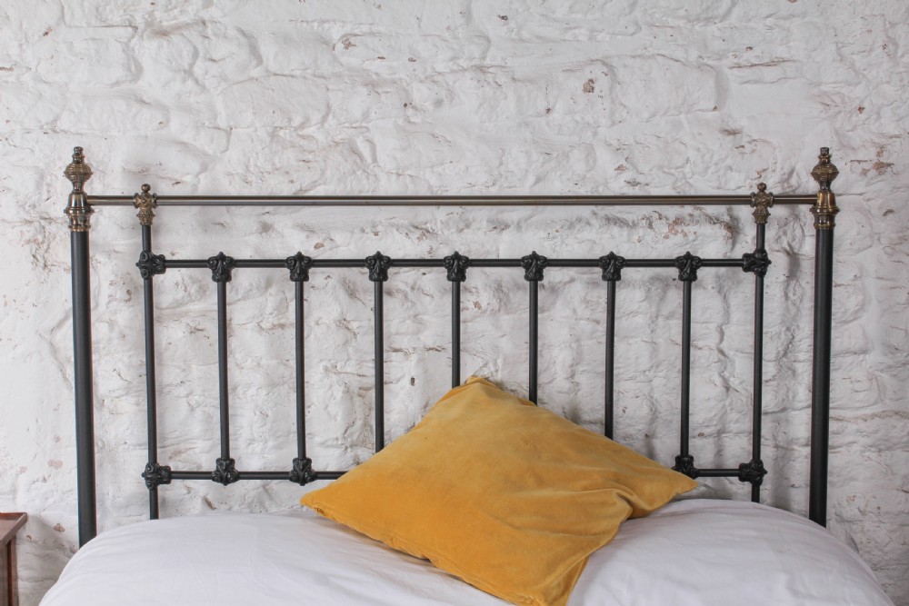 Stunning Victorian Original Brass Double No End Bed View II
