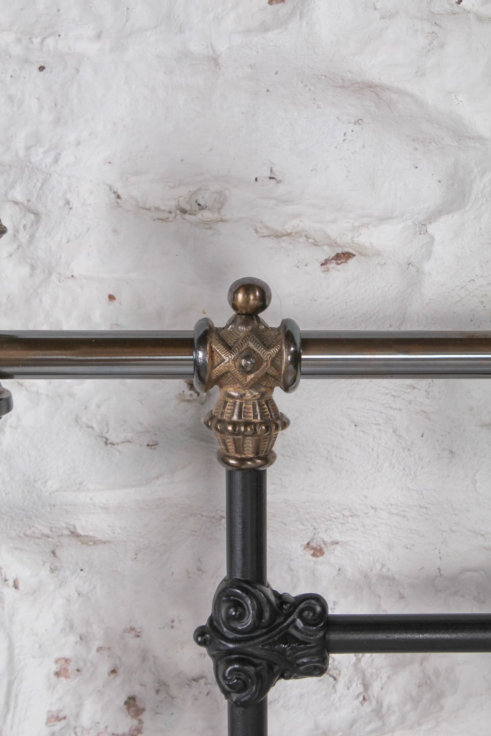 Stunning Victorian Original Brass Double No End Bed View IV