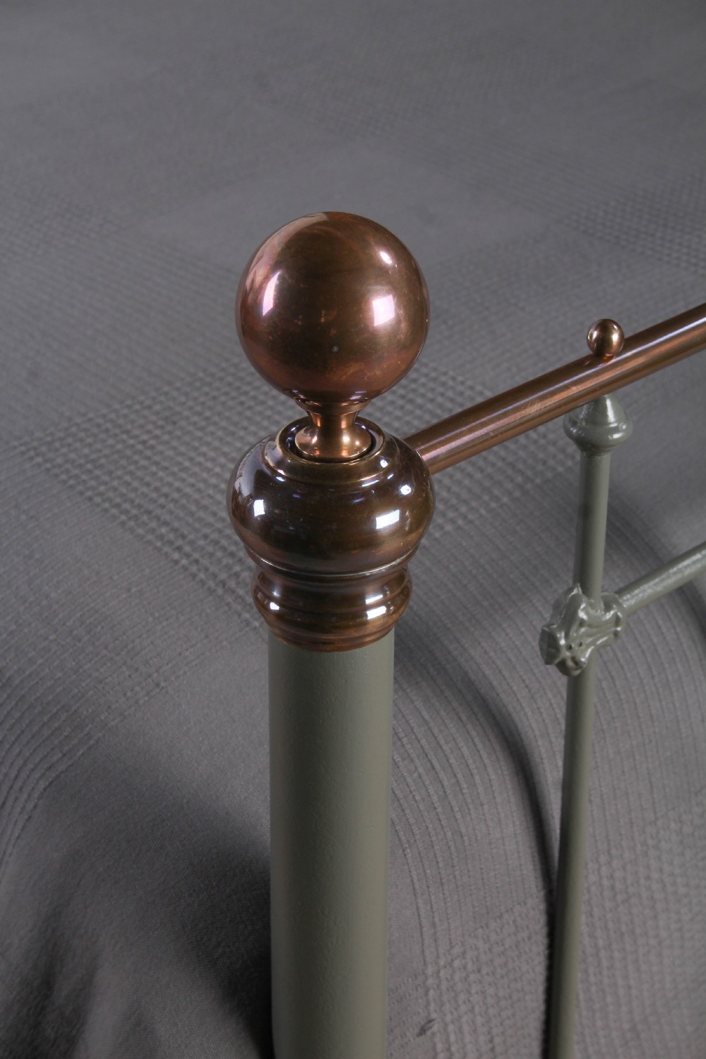 Very Nice Classic Straight Rail Victorian King Size Bed View IV