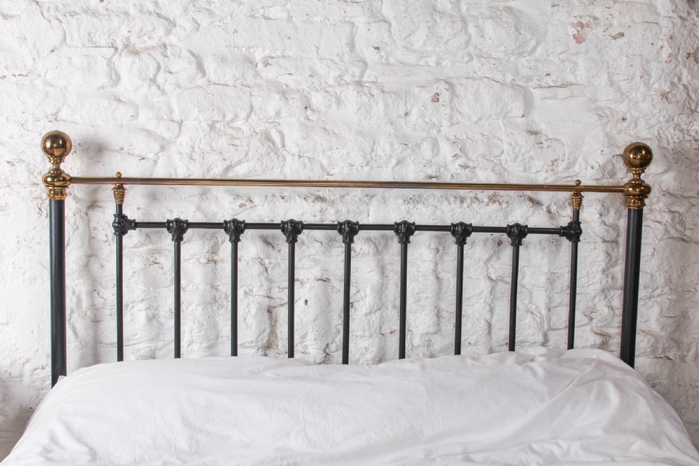 Timelessly Classic Victorian Black and Blass King Size Bed View V