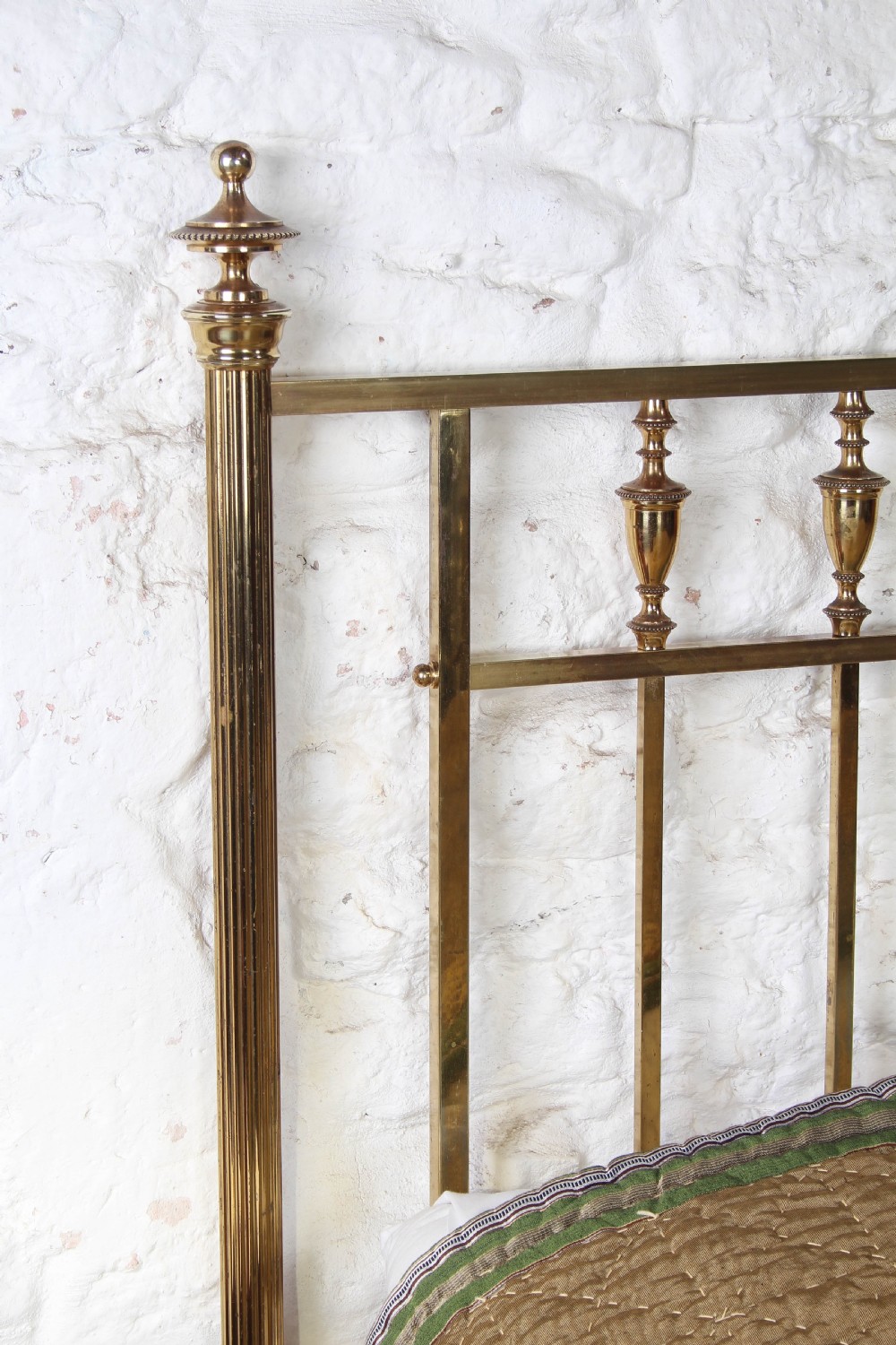 Absolutely Stunning French All Brass King Size with Lovely Detail  View X