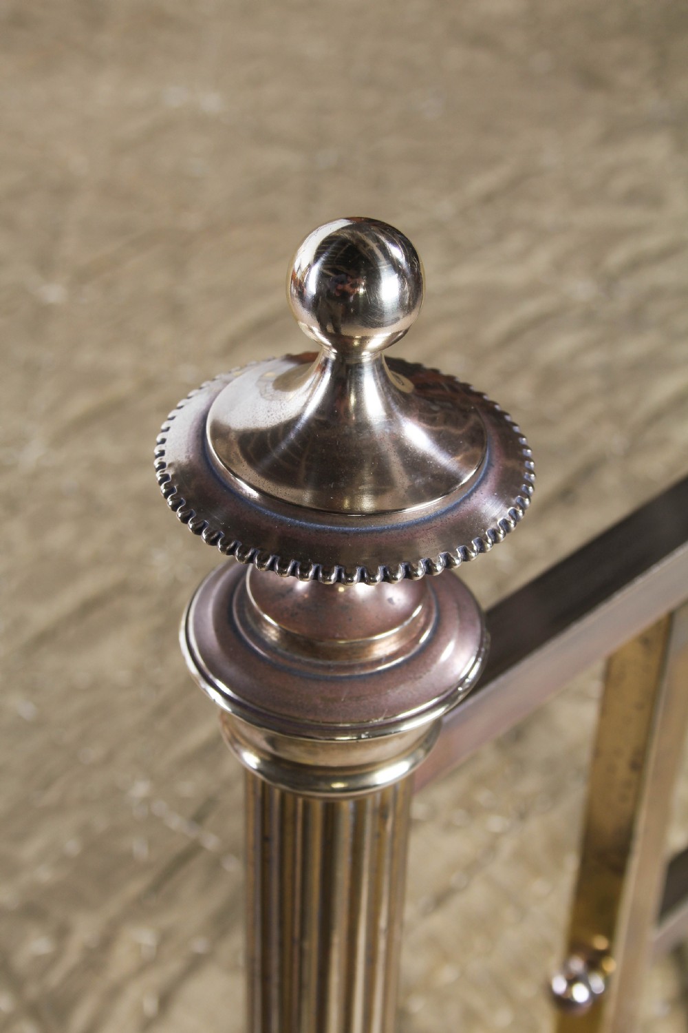 Absolutely Stunning French All Brass King Size with Lovely Detail  View XI