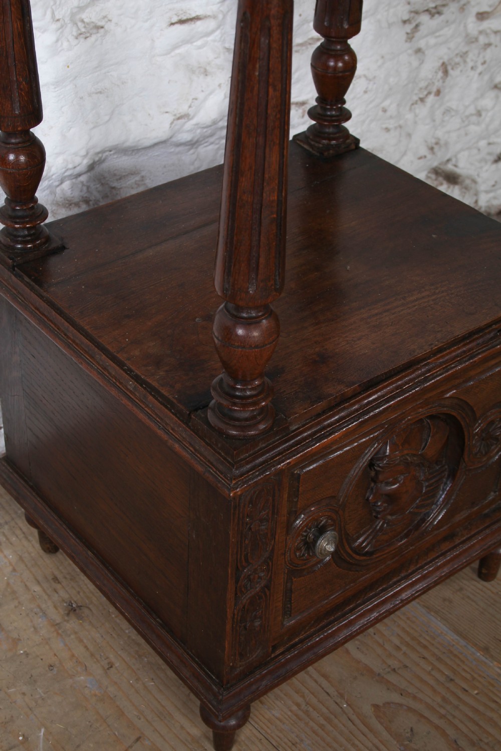 Lovely and Detailed Bretton Oak Bedside  View IV
