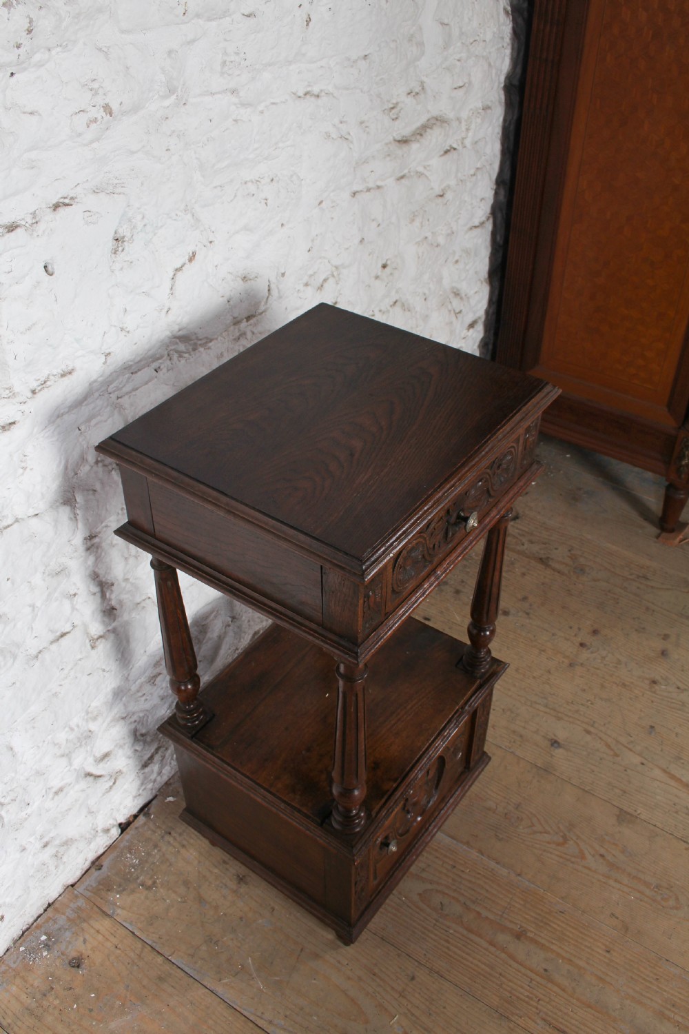 Lovely and Detailed Bretton Oak Bedside  View VI
