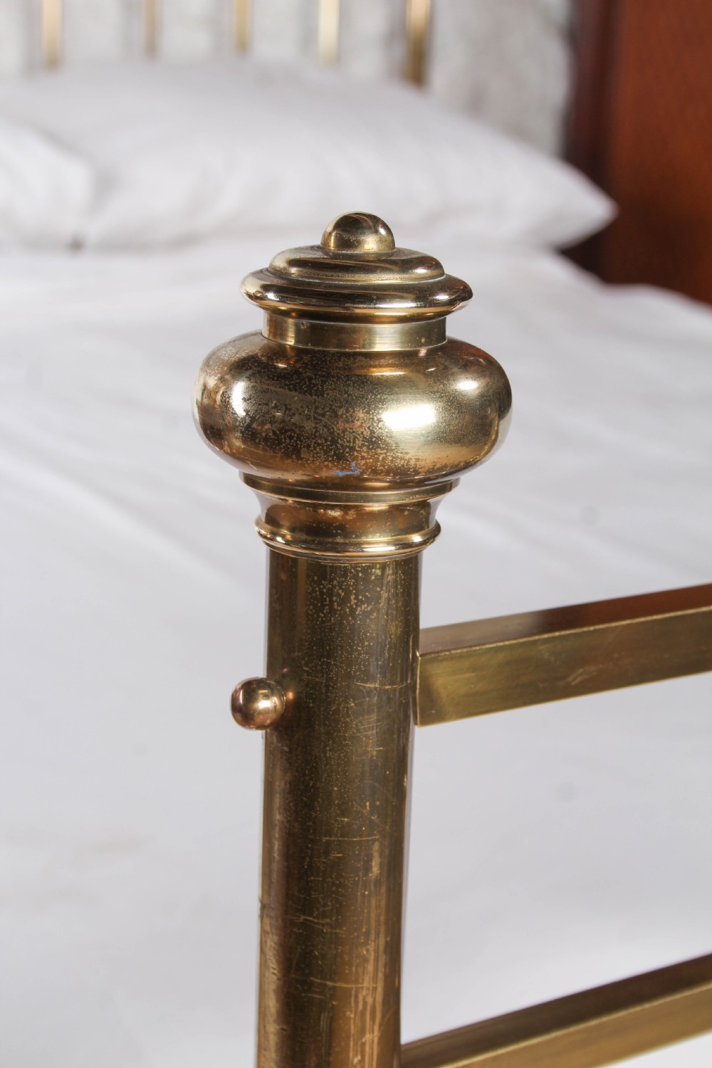 Gorgeous Schoolbred All Brass King Size Bed.  View VIII