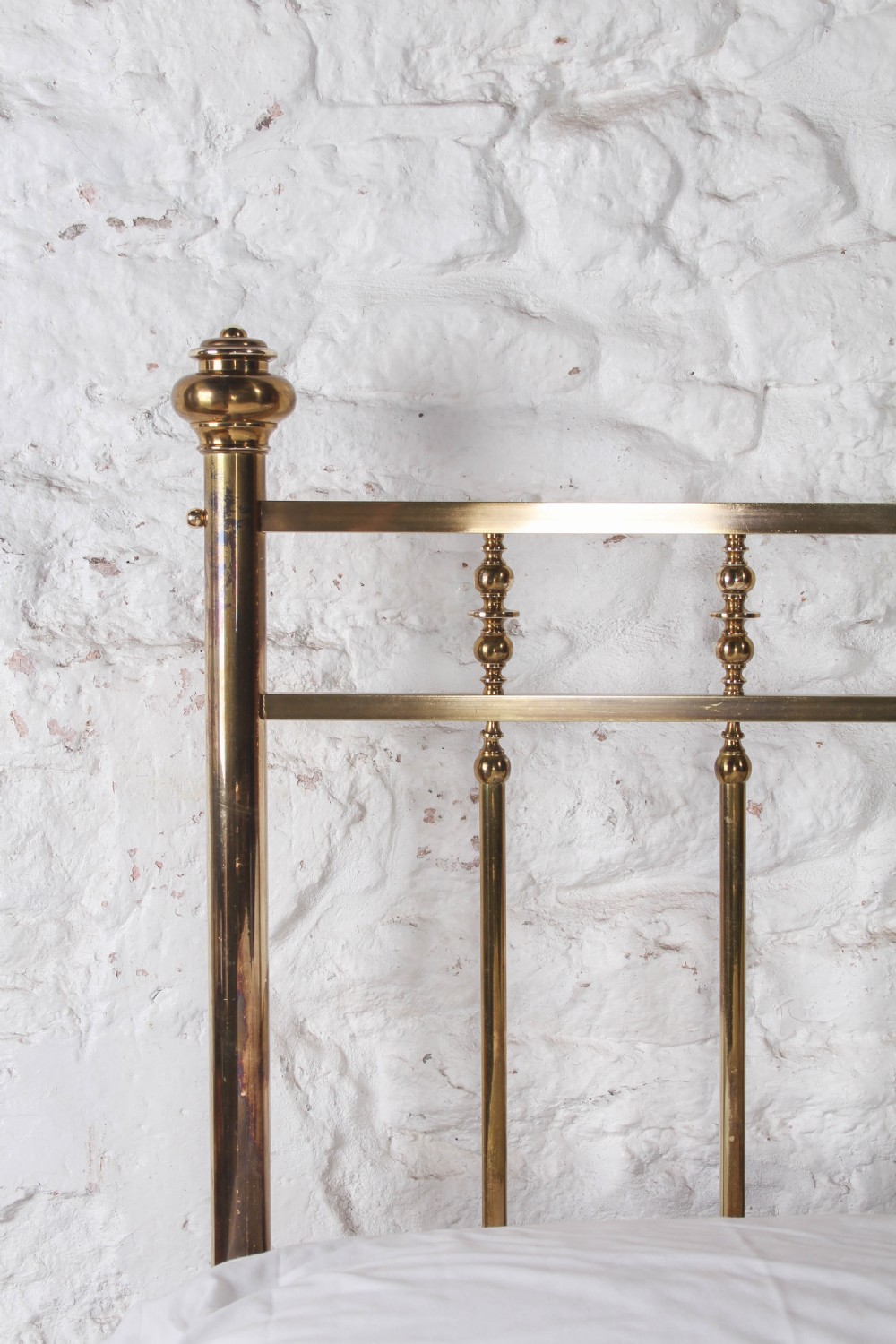 Gorgeous Schoolbred All Brass King Size Bed.  View IX