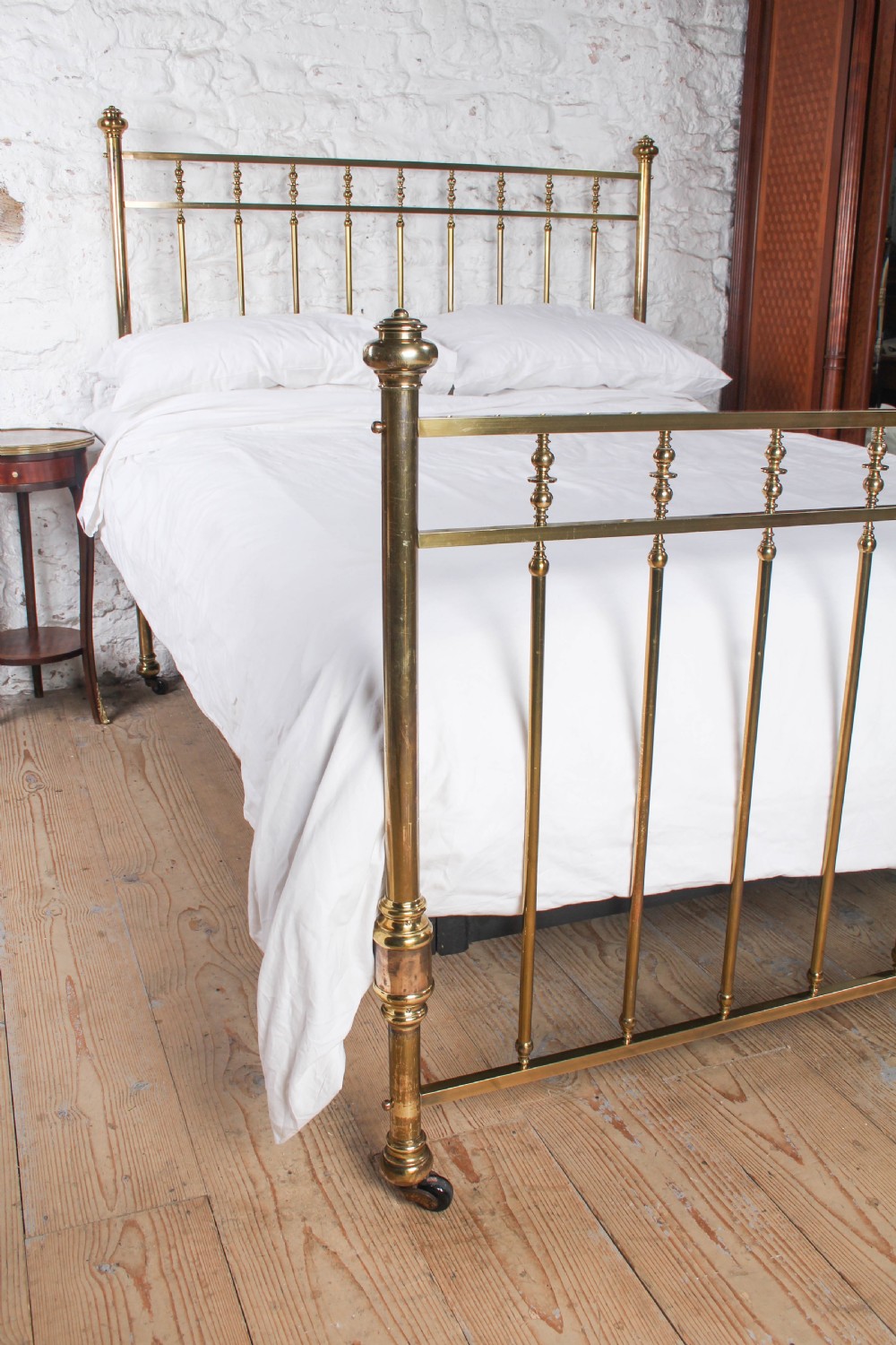 Gorgeous Schoolbred All Brass King Size Bed.  View X
