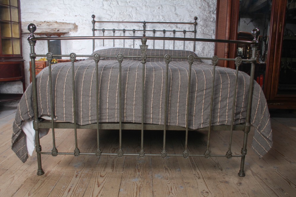 Very Nice Victorian King Sized Bed with Attractive Shaping to the Foot End View III