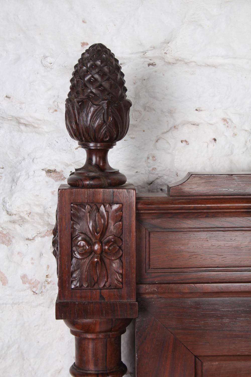 Beautiful Rosewood Louis XVI Style Gentleman’s Double Bed View V