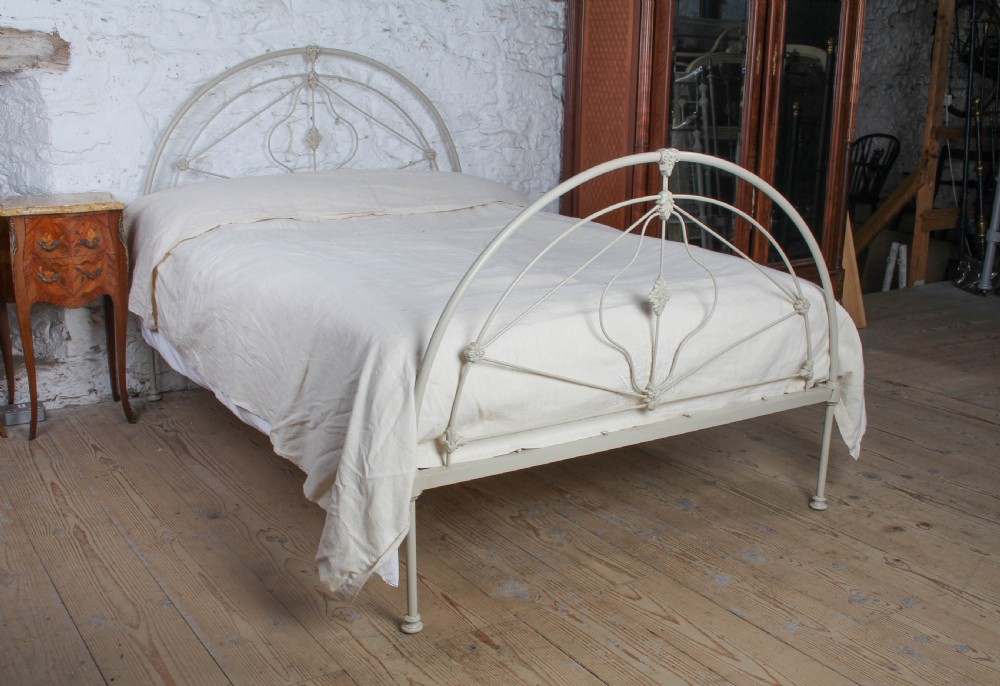 Beautifully Shaped and Cast Double Bed