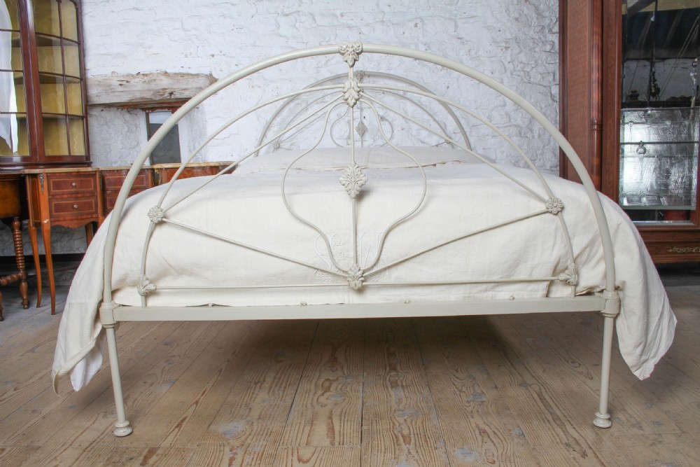 Beautifully Shaped and Cast Double Bed View II