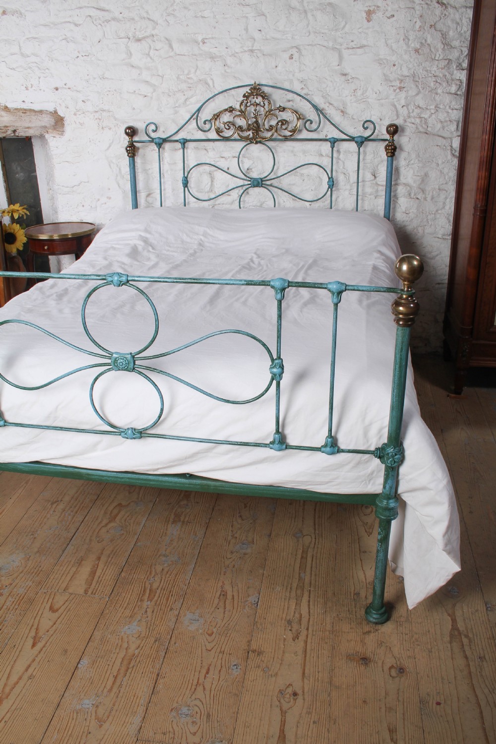 Gorgeous  Brass and Iron Double Bed View V