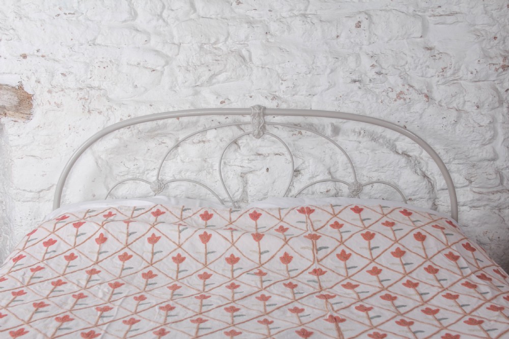 Nicely Shaped King Size Victorian All Iron Bed View III