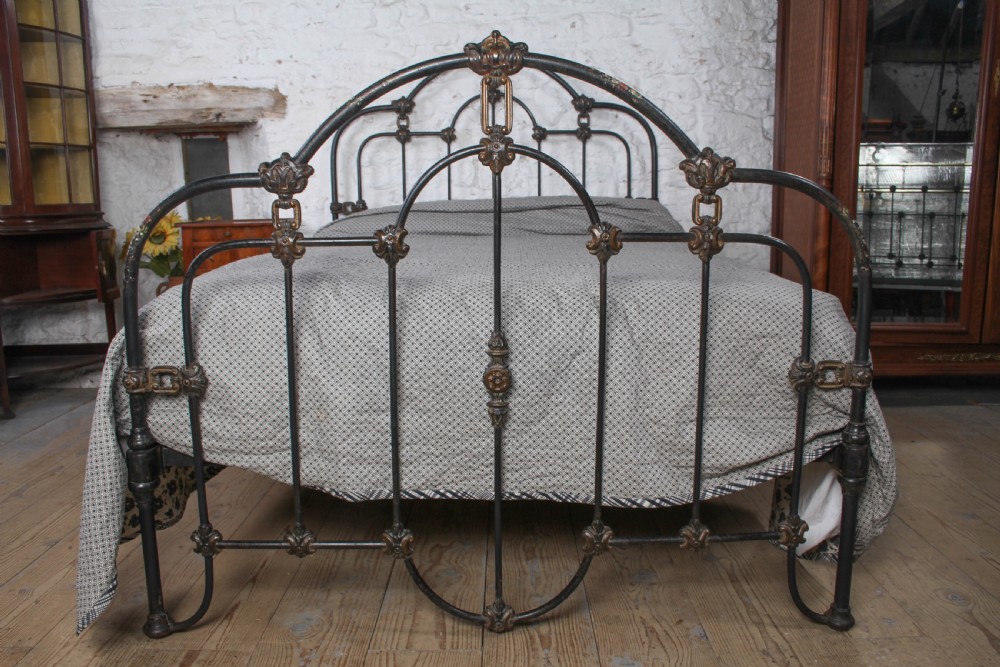 Exquisite and Rare American Double Bed 