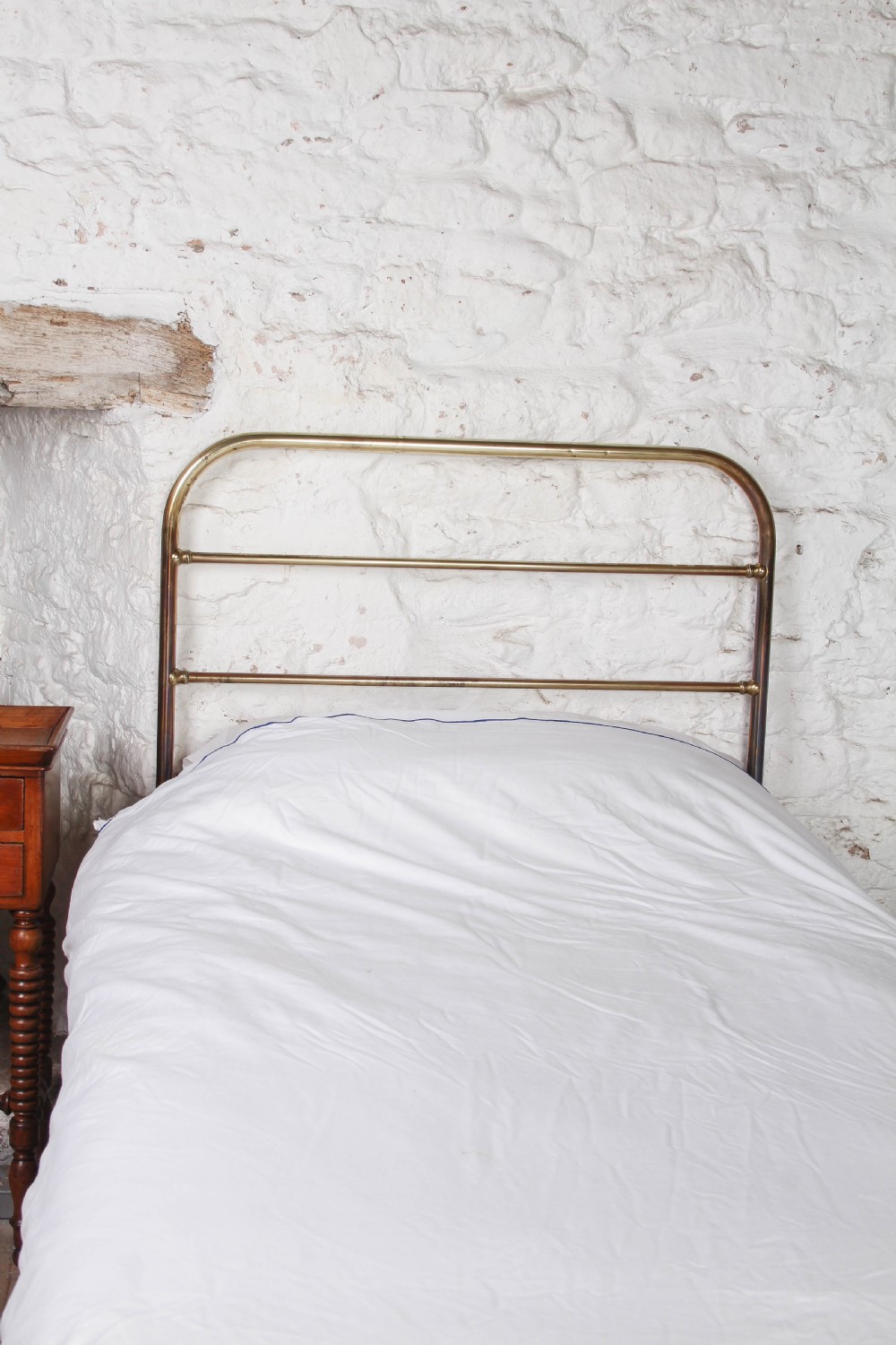 Lovely Pair of Heals and Sons brass Sigle Beds (Can be Joined)  View IV