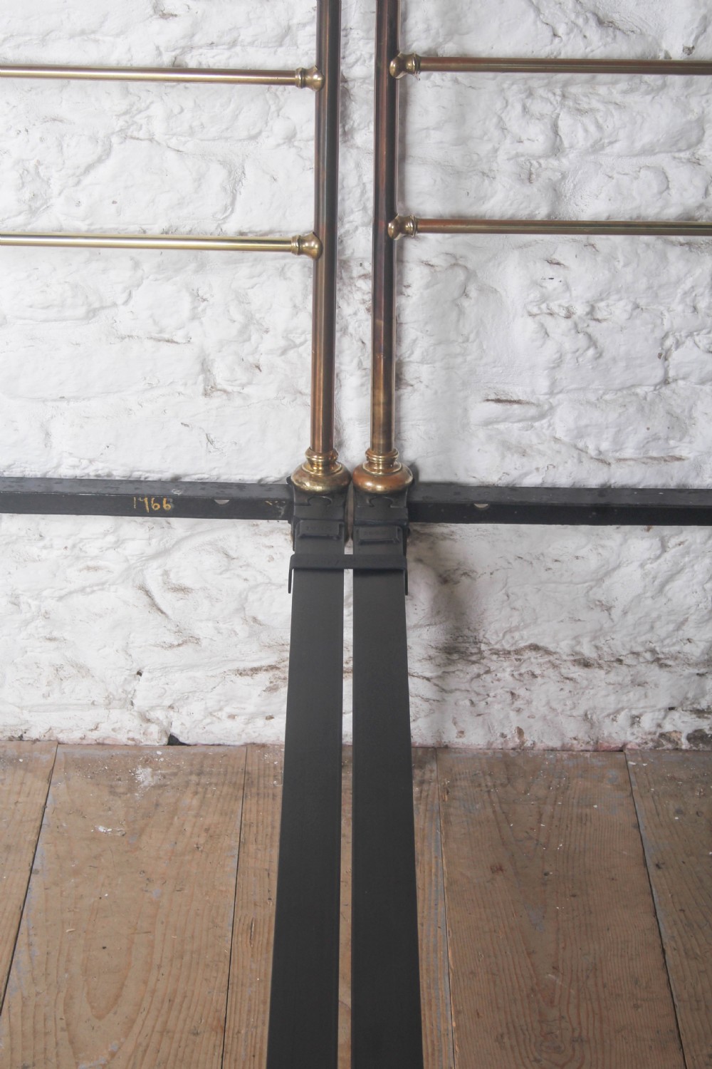 Lovely Pair of Heals and Sons brass Sigle Beds (Can be Joined)  View IX