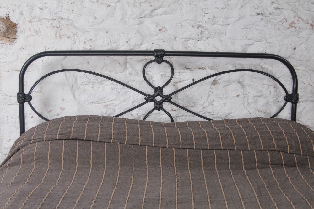 Charming All Iron Irish Double Bed  View III