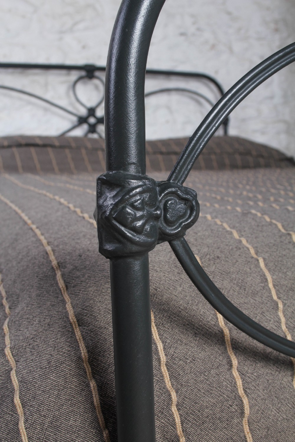 Charming All Iron Irish Double Bed  View VI