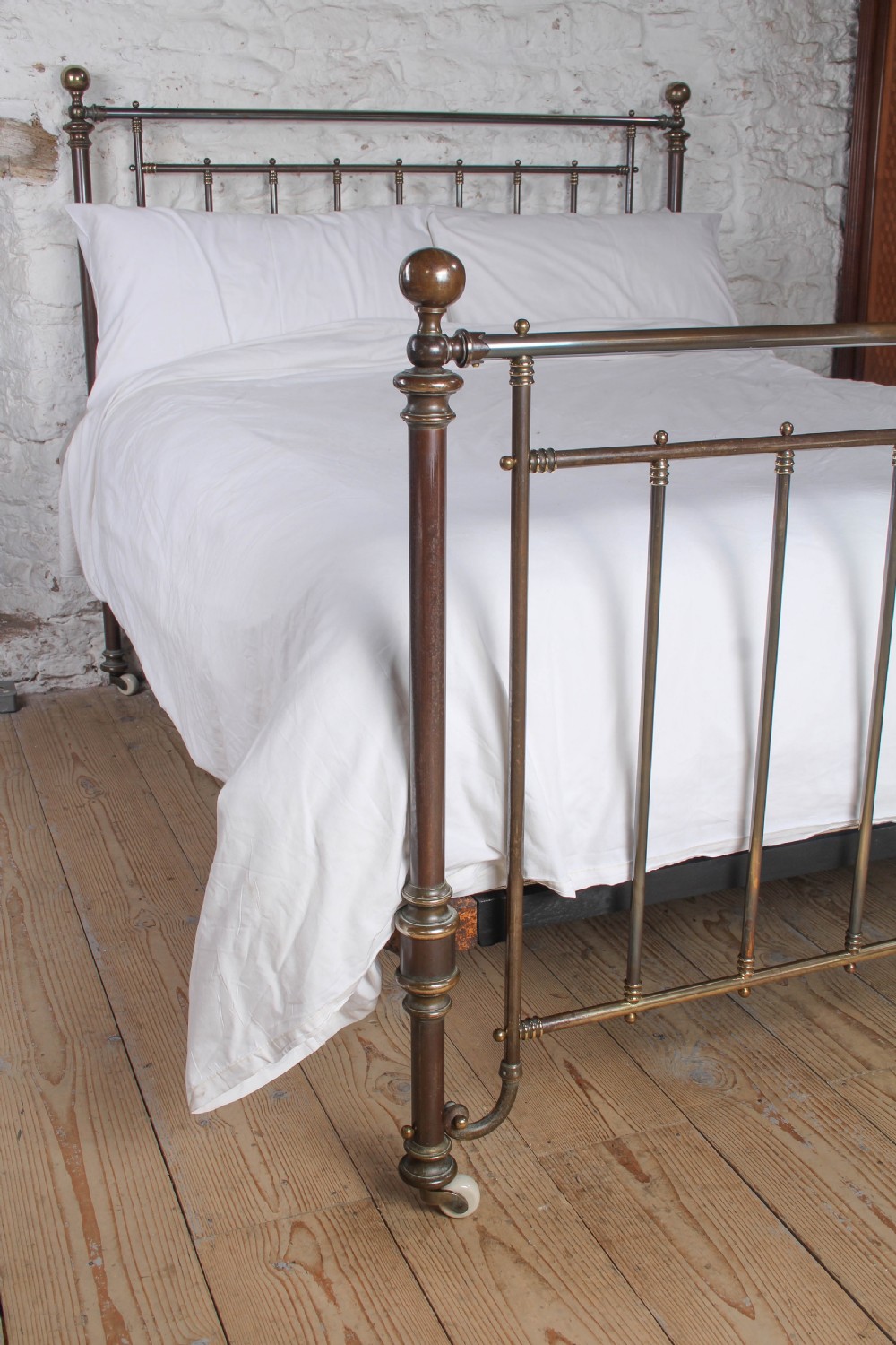 Stunning and Sturdy All Brass King Size Bed 
 View VII
