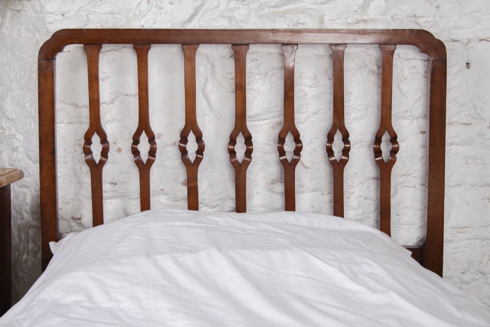 Positively Charming Pair of Mahogany Single Beds View IV
