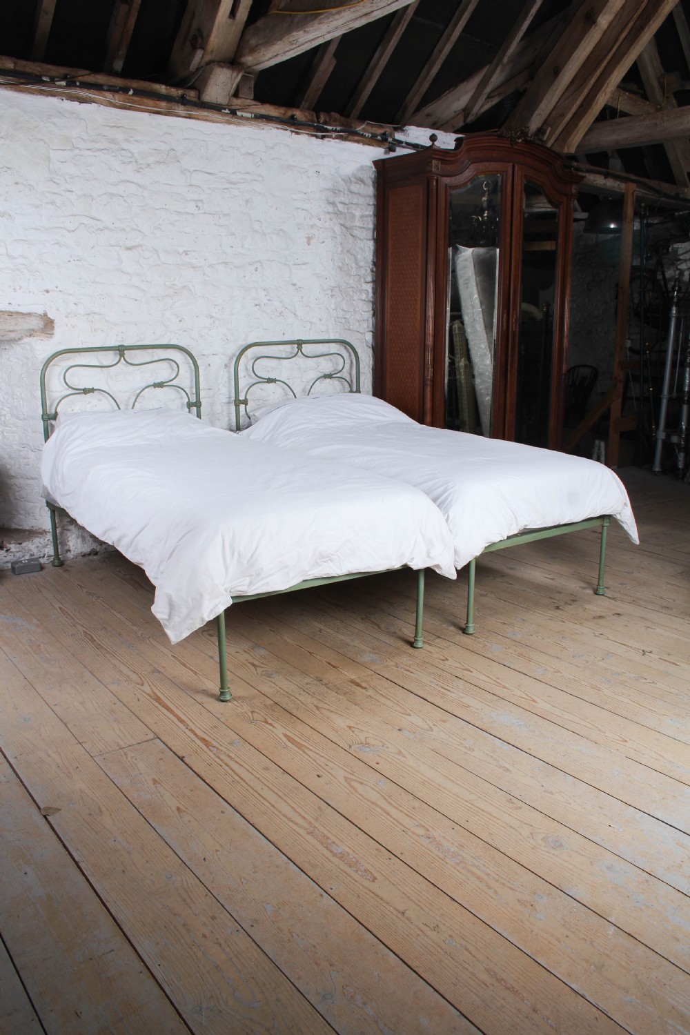 Delightful Pair of Victorian Single Beds (Can Be Joined) View II