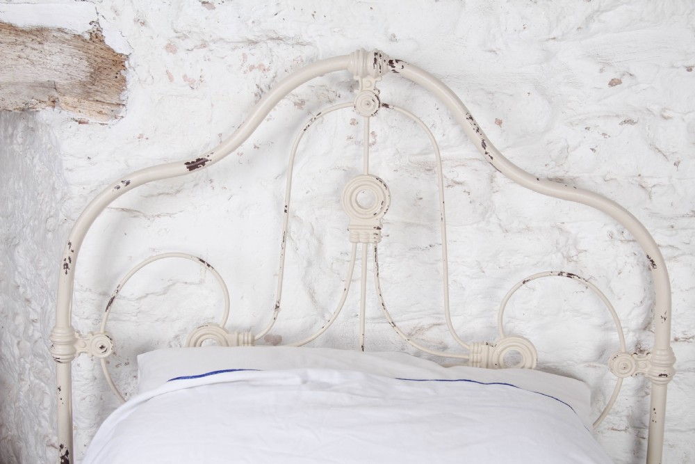 Fabulously shaped Pair of American Style All Iron Beds (Can be Joined)  View VI