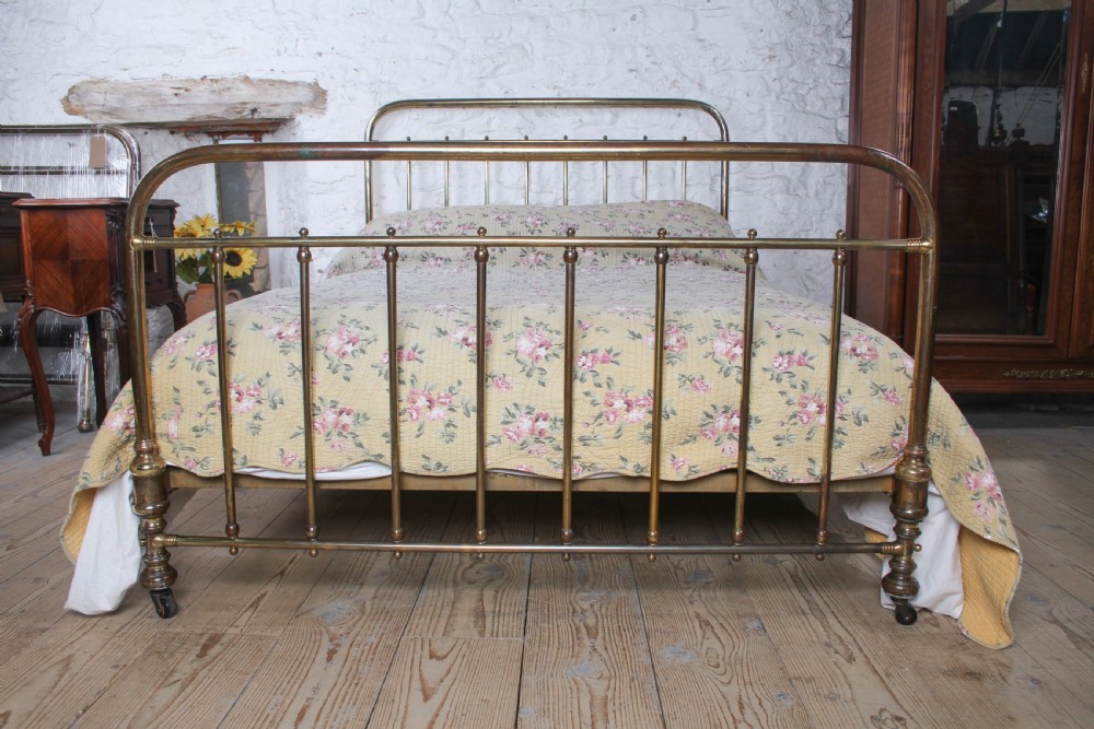 Simply Stunning All Brass French Double Bed  View III