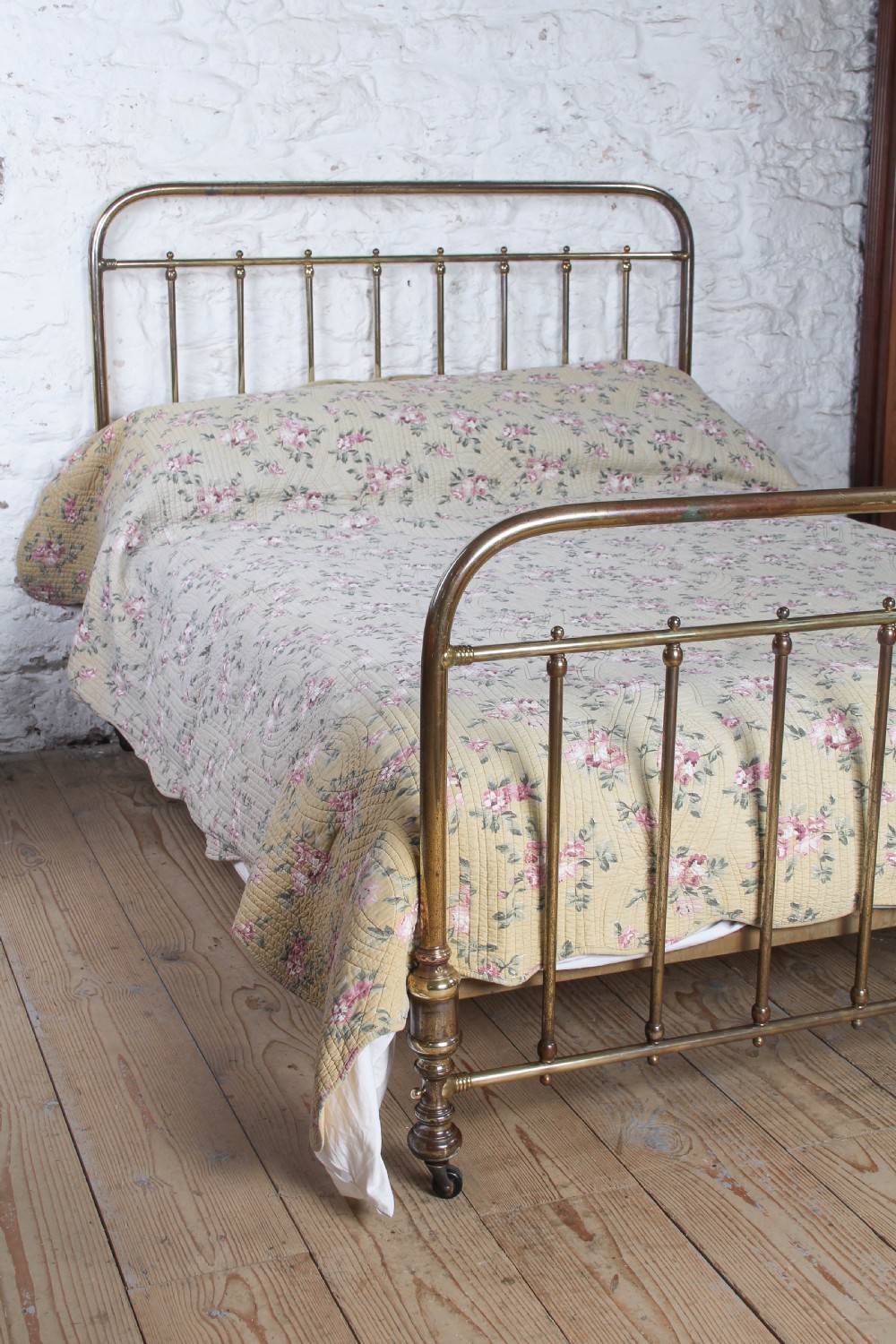 Simply Stunning All Brass French Double Bed  View VI