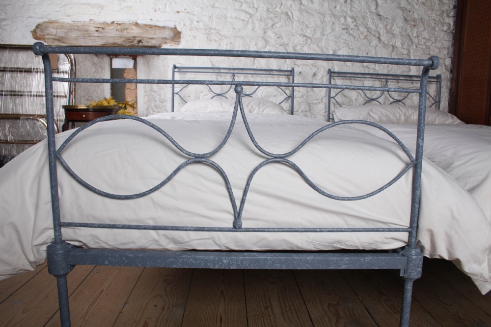 Incredibly attractive Pair of Portuguese Single Beds – Can be Joined View V