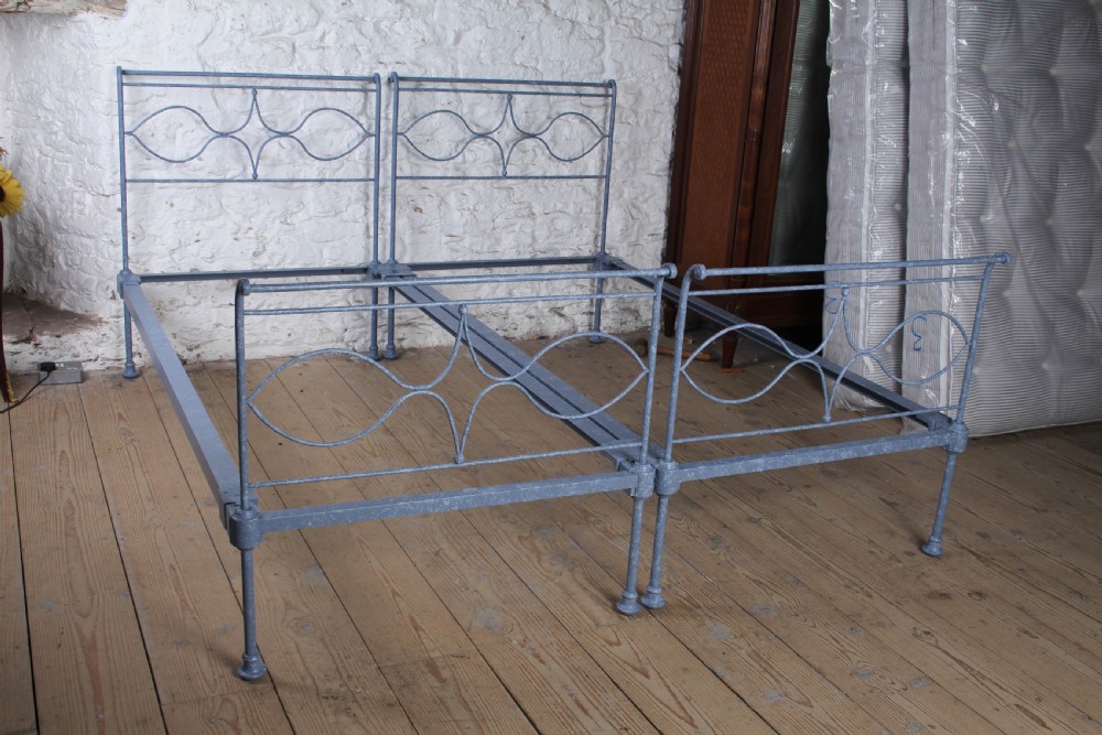 Incredibly attractive Pair of Portuguese Single Beds – Can be Joined View VII