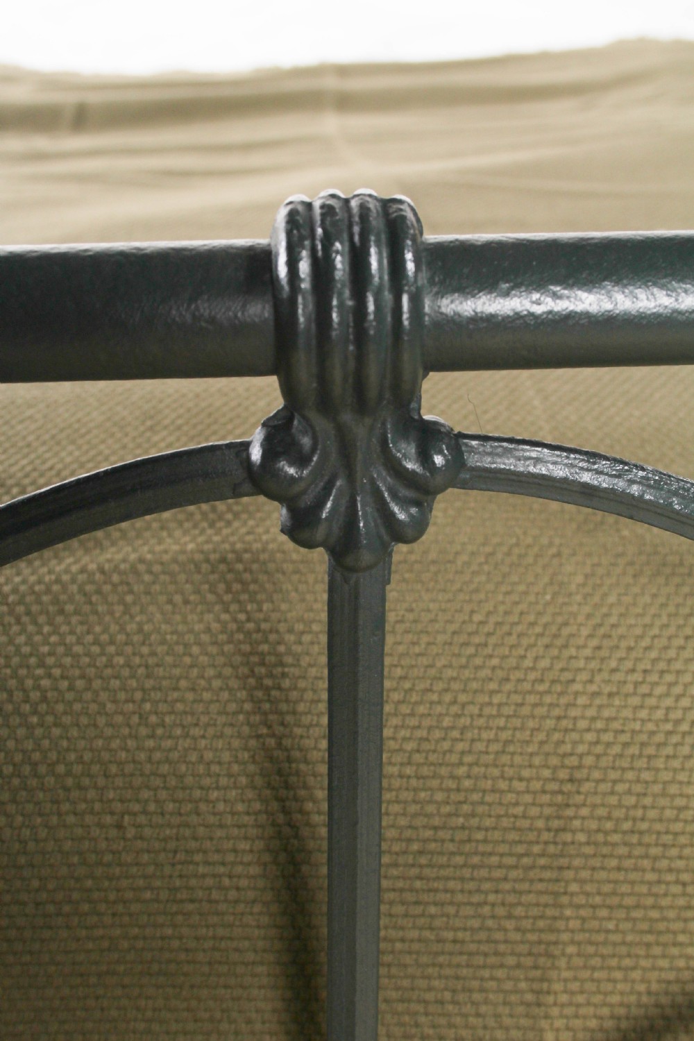 Pleasingly simple Irish all iron king size bed  View V