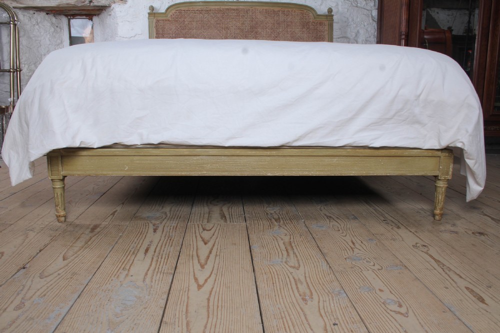 Attractive Caned Empire Style No End King Size Bed  View III